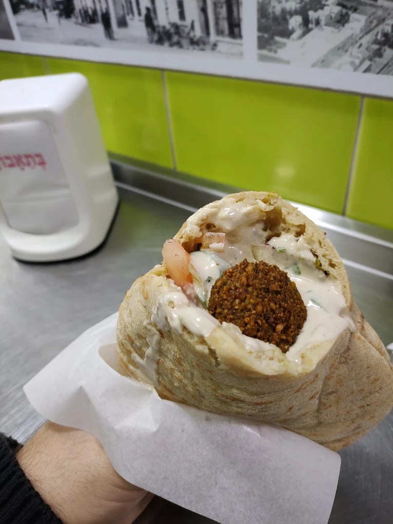 Falafel pita at Michelle Falafel